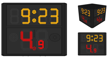 四面24秒計時器 (FIBA 2023規則)